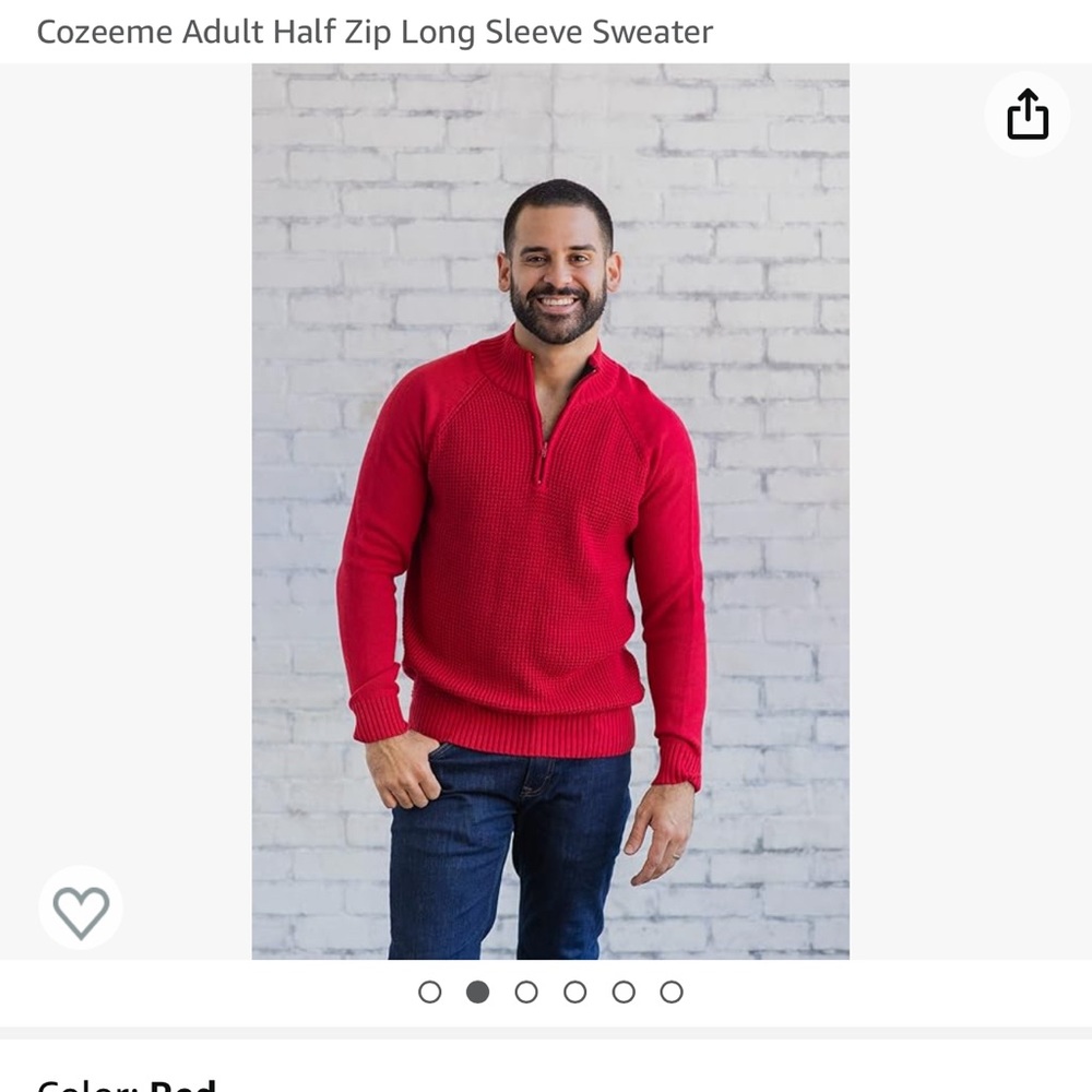Men’s long sleeve sweater